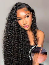 Deep Wave HD Transparent Lace Frontal Wigs Invisible HD Lace Wigs