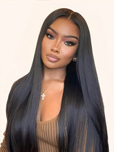 24 To 40 Inches Long Length Human Hair Wigs 6*6 Lace Closure Wigs