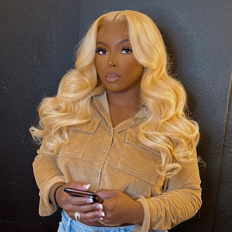 Blonde Wigs 613 Straight Hair 13*6 Frontal Wigs Human Hair Lace Front Wigs