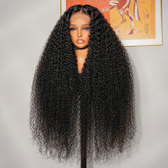 28 - 36inch Long Curly Wigs 13*6 Invisible HD Lace Front Wigs Pre-plucked Human Hair Wigs