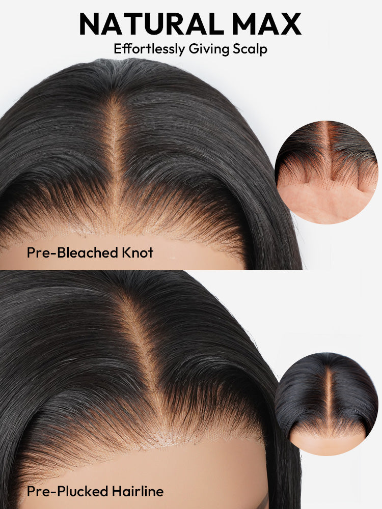 Loose Wave Wand Curls Wig 13x6 HD Lace Front Human Hair Wig With Pre-plucked&bleached
