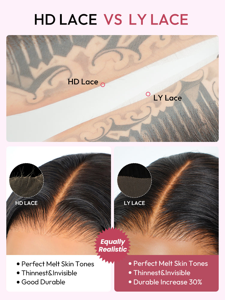 Glueless Ready To Go Wigs - Short Straight Wigs Super Invisible LY Lace Bob Wigs Human Hair