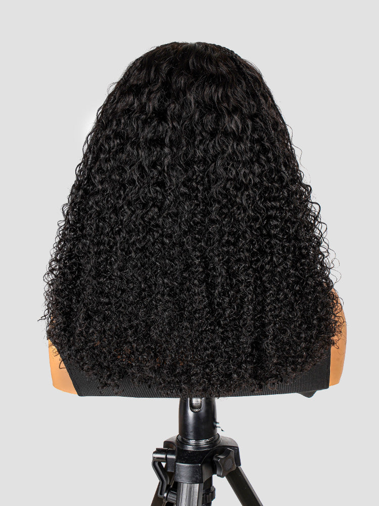 Boho Braided Wig Curly Ready to Go Glueless 5x5 Lace Closure Wig with Baby Hair