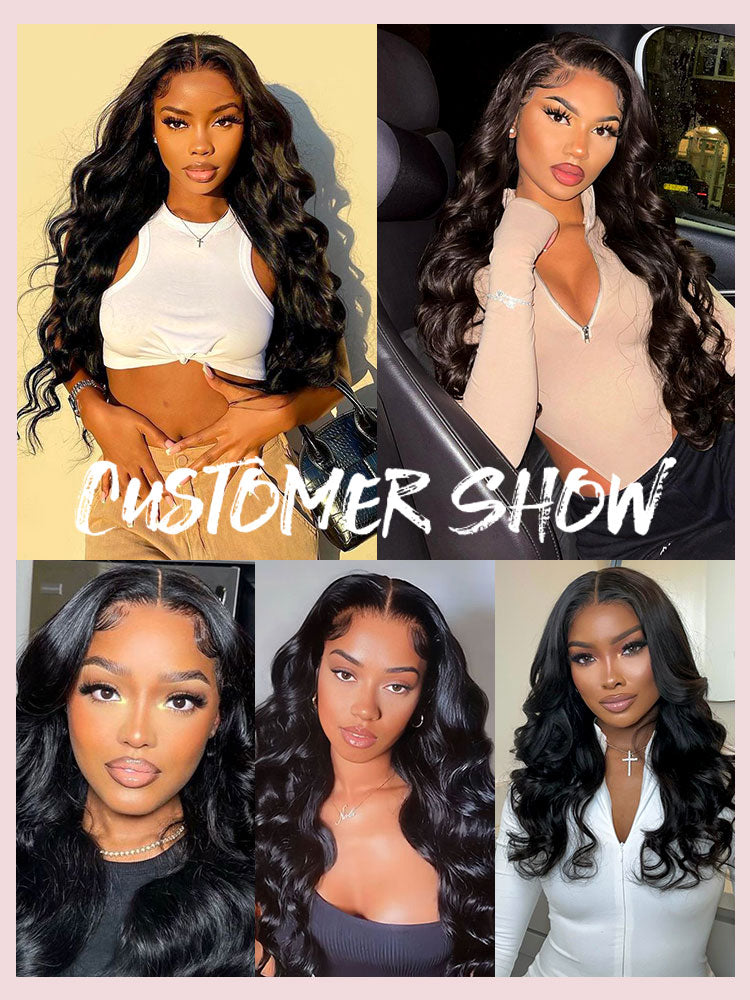 Glueless Ocean Wave Wig 13x4 Lace Frontal Pre-plucked&bleached