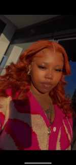 Alanis - Burnt Orange Body Wave Wig Colored Human Hair Glueless Lace Wigs