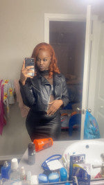 Alanis - Burnt Orange Body Wave Wig Colored Human Hair Glueless Lace Wigs