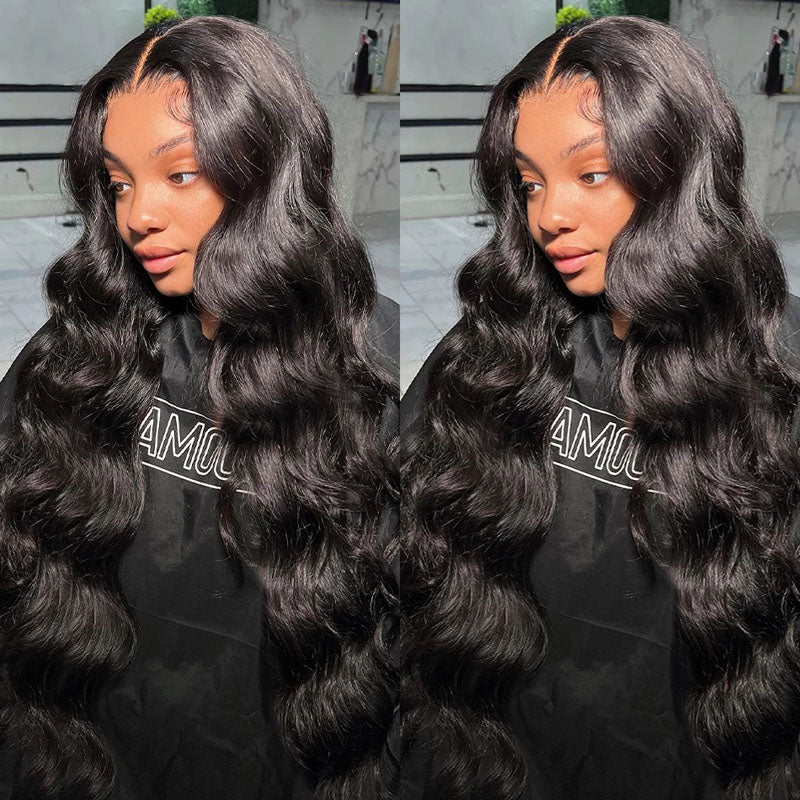 16-40 Inches Long Wigs HD Lace Front Wigs Preplucked Hairline Body Wave Real Human Hair