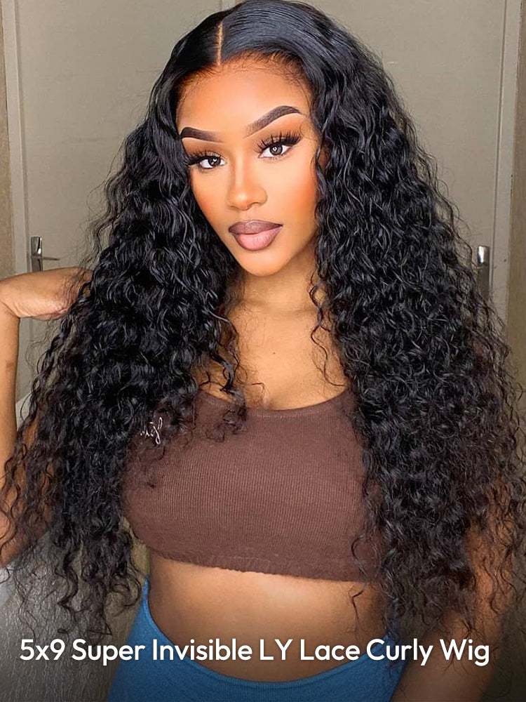Upgraded HD Transparent Lace Wig 5*9 Closure Wigs 14-30 Inch