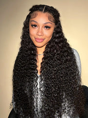 16 - 36inch Wig Long Curly Wigs 13*6 Long Wavy Wig Curly Lace Front Wigs