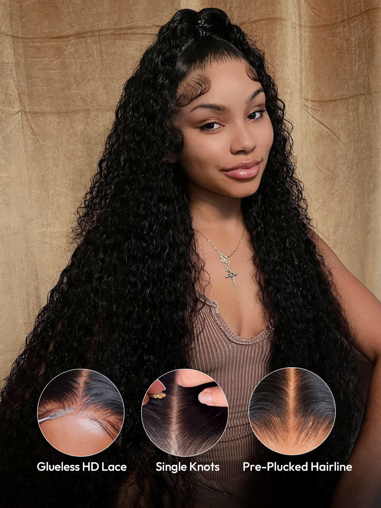 16 - 36inch Wig Long Curly Wigs 13*6 Long Wavy Wig Curly Lace Front Wigs