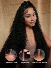 16 - 36inch Wig Long Curly Wigs 13*6 Long Wavy Wig Curly Lace Front Wigs