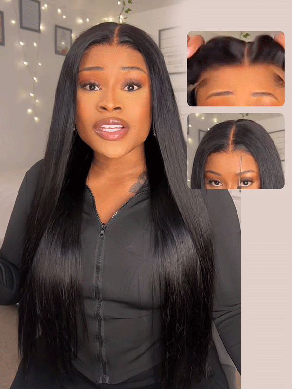 Glueless Ready To Go Wigs - Straight Super Invisible LY Lace Closure Human Hair Wigs