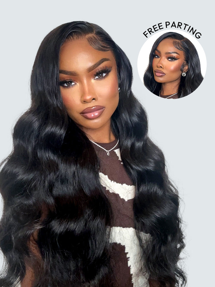 Skin Melt HD Lace Wigs Body Wave 13*6 Lace Front Wigs Real Hair Transparent Wigs