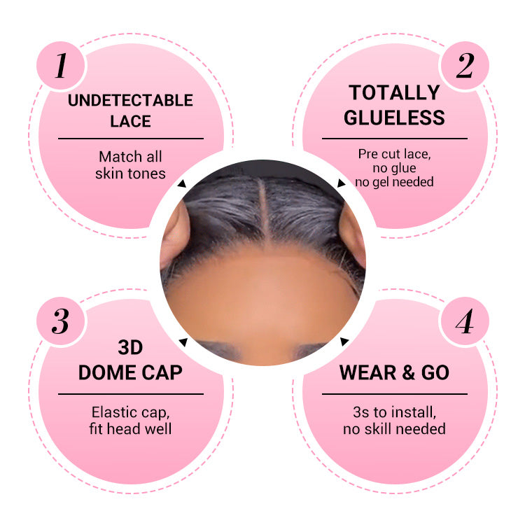 Super High 350% Density HD Lace Front Wigs Thick Body Wave Hair Wig