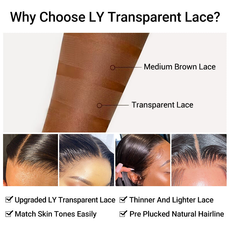 Straight Human Hair 3 Bundles And 5*5 HD Lace Closure Bundle Deals With Closure