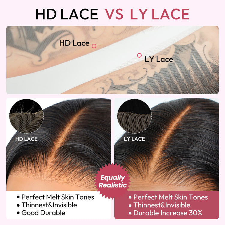 350% Density Bleached Tiny Knots Straight Human Hair 13x4 HD Lace Front Wig