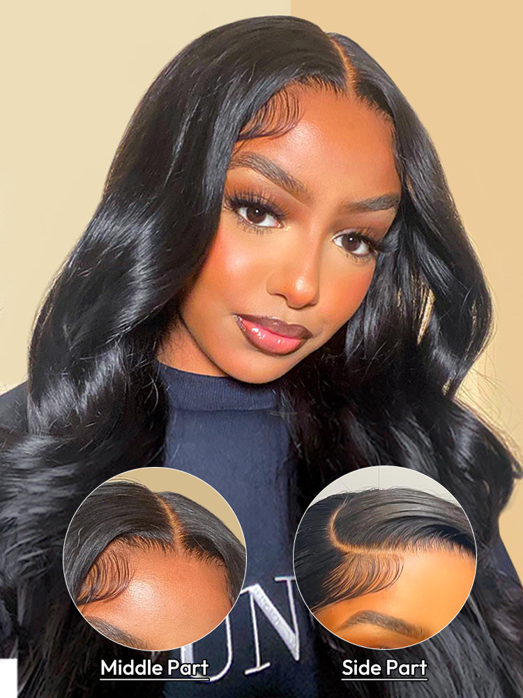 Skin Melt HD Lace Wigs Body Wave 13*6 Lace Front Wigs Real Hair Transparent Wigs