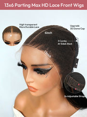 Blonde Straight 40 Inch 250% Density Long Wig With 13x6 HD Lace Front Wig