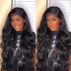 16-40 Inches Long Wigs HD Lace Front Wigs Preplucked Hairline Body Wave Real Human Hair
