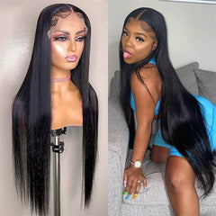 Long Straight Wigs 20 - 40 Inch Wig 13*6 Long Lace Front Wigs