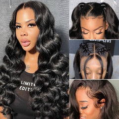 Long HD Lace Wigs 16-36 Inches Loose Deep Wave Long Wavy Lace Front Wigs