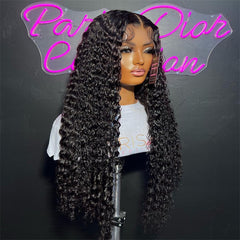 Long Wigs Deep Wave 16-36 Inches Human Hair Lace Front Wigs Natural Hair Frontal Wigs