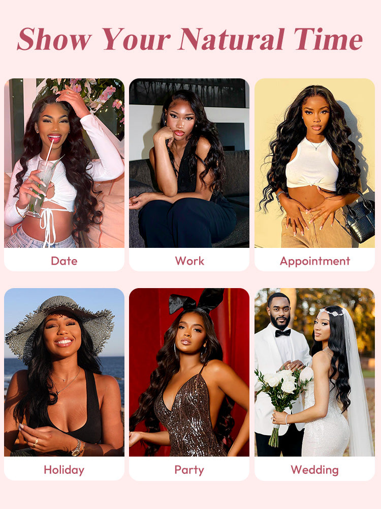 Skin Melt HD Lace Wigs Body Wave 13*6 Lace Front Wigs Real Hair Transparent Wigs